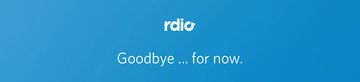 rdio goodbye banner image.